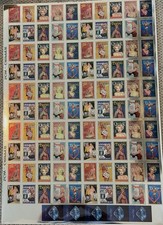 EXTREAMELY RARE Marilyn Monroe Uncut Sheet of Chrome & Diamond Cards (Foil Pack) picture