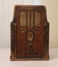 PARTS/REPAIR Vintage 1930s Philco Model 630 Tombstone Tube Radio Rare +Free Ship picture