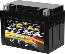 YTZ14S 12V 11.2AH 230CCA High Performance Maintenance Free Sealed Motorcycle Bat picture