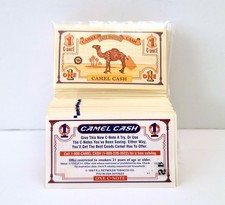 100 Vintage Camel Cash 1 C-Notes Lot 1997 Joe Camel Tobacciana Memorabilia picture