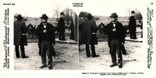 Booker T Washington Stereoview Underwood 1899 Tuskegee Reproduction picture