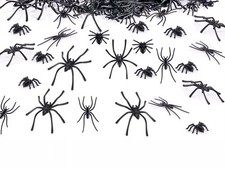 3D Halloween Scary Fake Black Spider Bug Insect Fridge Magnets Mix Lot 👻🧲 12pc picture