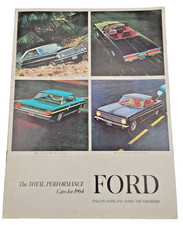 1964 Ford Total Performance Dealer Sales Brochure Booklet Catalog Original 1960s picture
