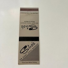 Siro's 58 East 53rd Street Vintage Matchbook Cover 4MB75-1 picture