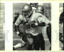 1990 Press Photo New Orleans Saints football player Rueben Mayes runs in drills picture