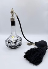 VTG Marcel Franck Crystal Perfume Atomizer Baccarat France perfume bottle, 1940 picture