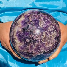 7.92LB  Natural And Beautiful Dream Amethyst Energy Ball Mineral Specimen Heals picture