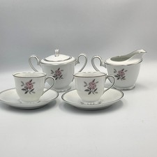 Vintage Noritake Rosales 5790 Partial Tea Set Sugar Creamer 2 Cups 5 Saucers picture