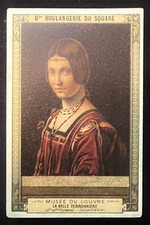 1890s MUSEE DA LOUVRE LA BELLE *ROOKIE CARD* LEONARDO DA VINCI POP 0 (MONA LISA) picture