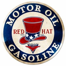 RED HAT MOTOR OIL GASOLINE 42