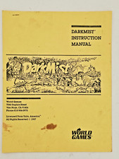 ORIGINAL WORLD GAMES DARK MIST VIDEO GAME INSTRUCTION MANUAL picture
