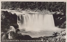 Cumberland Falls RPPC Real Photo Postcard 1940 Cumberland Falls State Park KY picture