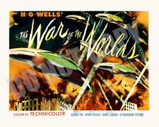 1953 The War of the Worlds Movie Paramount Lobby Card Repro 8x10 Photo picture
