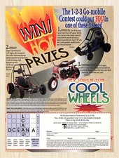 1995 Treasure Cove Dingo Off-Road Go-Karts Contest Original Advertisement v1 picture