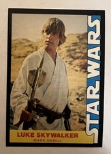 1977 WONDER BREAD STAR WARS #1 LUKE SKYWALKER *ROOKIE CARD* LOW POP NM-MT picture