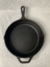 Lodge 10 Inch Cast Iron Skillet Pan  8SK USA Double Spout Assist SEASONED picture