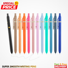 Pens Ballpoint Black Ink Super Smooth Writing Pens 12 Pcs Medium Point 1. picture