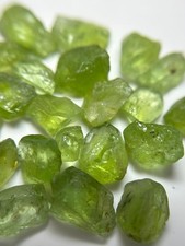 70Ct Amazing Nice Rough Pieces Of  Green Peridot Rough Lot@ Pakistan picture