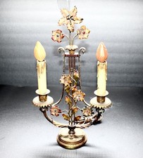 Antique French Italian Table Lamp Hollywood Regency Cottage Chic Parisian picture