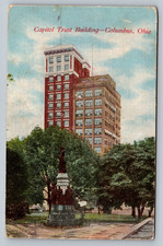 Capitol trust Building Columbus Ohio OH c1915 Vintage Postcard picture