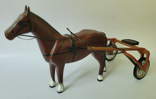 Wonderful Folk Art Wooden Horse & Sulky Handmade & Hand Painted R. R. Craft picture