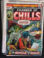 Chamber of Chills #2 1973 9.0 vf/nm high grade glossy white marvel horror picture