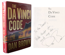 Dan Brown ~ Signed The Da Vinci Code Autographed Book 1st/1st Print ~ PSA DNA picture