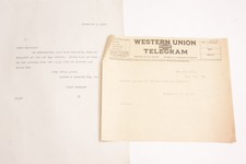 1926 Lamson Goodnow CJ Walker Telegram NYC Egg Server - Ephemera L204A picture