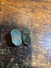 1940 & 1941 NATIONAL SAFETY COUNCIL No Accident Honor Award Pin Pinback Lot #A7 picture