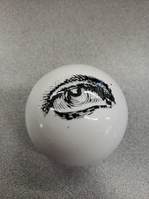 Vintage Piero Fornasetti Authentic Eyeball Eye Decorative Spherical Paperweight picture