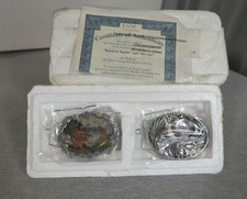 Bradford Pewter Native American Indian Set 3 Mystic Calling Belt Buckle Series picture