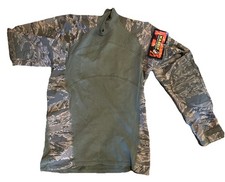 Massif US Military Airman Battle Shirt Men’s Size Large Camo Long Sleeve NEW NWT picture