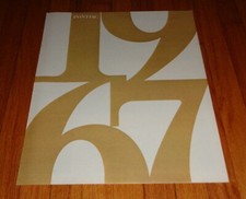 Original 1967 Pontiac Full Line Sales Brochure GTO Tempest Grand Prix 2+2 picture