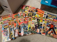 Big Lot Of Marvel Bronze Age Western Comics Kid Colt Two-gun Kid Rawhide Beaters picture