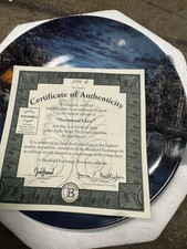 Nocturnal Glow Plate Night Songs: The Loon Jim Hansel Tent Camping picture