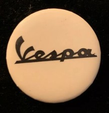 Vespa Motor Scooter Logo Pinback Button 1.25” -  picture