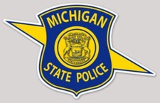 2 Inch Reflective Michigan State Patrol Police Troopers Sticker Decal picture