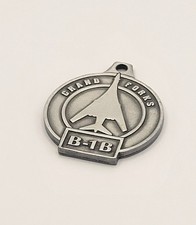 Rare New Grand Forks B-1Bomber/KC-135R Stratotanker Commemorative Keychain Coin picture