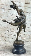 NICE DANCER CLASSICAL NUDE BRONZE FIGURE SCLUPTURE AFTER BRUNO ZACH picture