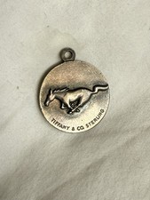 1964 TIFFANY & CO STERLING SILVER FORD MOTOR CO MUSTANG AWARD PENDANT picture