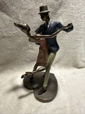 Summit Collection Sculpture, 9-1/2” Lovers Dancing Statue Signed 2001 California picture