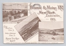 UDB Postcard Boston & Maine RR New York Excursion for 1905 picture