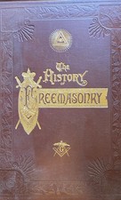 1898 History of Freemasonry Vol's  1-4 John C. Yorston Antique Masonic Books VG picture