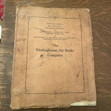 Westinghouse Air Brake Company Instruction Pamphlet No 5066-5 RL brake equipment picture