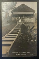 1912 Billy Sunday Home Winona Lake IN Real Photo Postcard RPPC Baseball Player  picture
