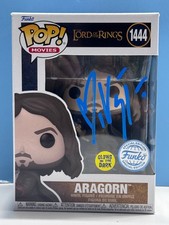 Funko Pop THE LORD OF THE RINGS - ARAGORN #1444 SIGNED COA AUTHENTICATED picture