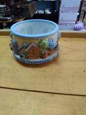 Debbie Crabtree Porcelain Candle Base or Planter picture