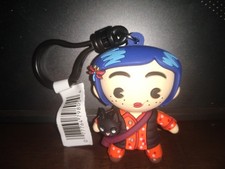 Coraline Figural Bag Clip Series 1 Exclusive Coraline with Cat picture