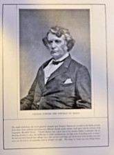 1912 Vintage Illustration Massachusetts Senator Charles Sumner picture