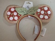 Disney Parks EPCOT World Showcase Italy Plush Pizza Ears Headband New 2026 picture